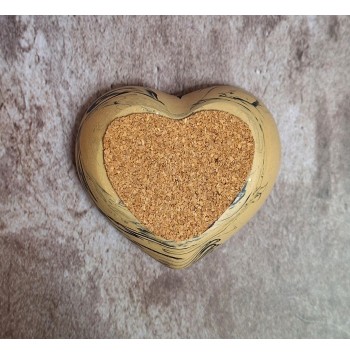 Cuenco Corazón Marmolado Ochre y Negro mod. I