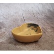 Cuenco Corazón Marmolado Ochre y Negro mod. III
