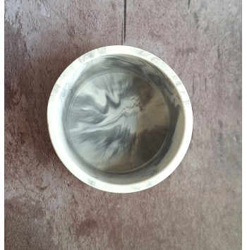 Bote Marmolado Blanco y Negro mod. I