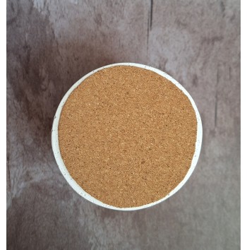 Bote Terrazzo Negro en Blanco