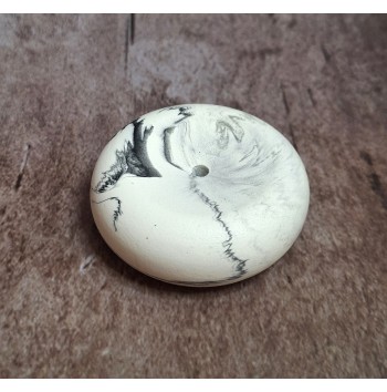 Portaincienso Marmolado Blanco y Negro mod. I