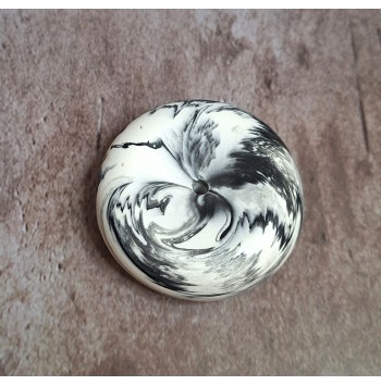 Portaincienso Marmolado Blanco y Negro mod. II