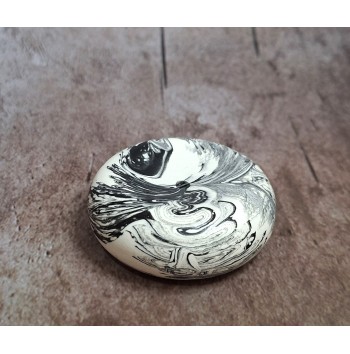 Portaincienso Marmolado Blanco y Negro mod. III