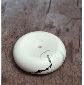 Portaincienso Marmolado Blanco y Negro mod. IV