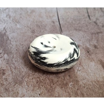 Portaincienso Marmolado Blanco y Negro mod. V