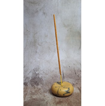 Portaincienso Marmolado Ochre y Negro