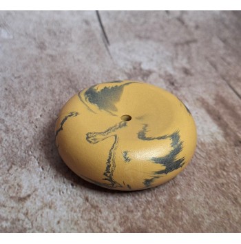 Portaincienso Marmolado Ochre y Negro