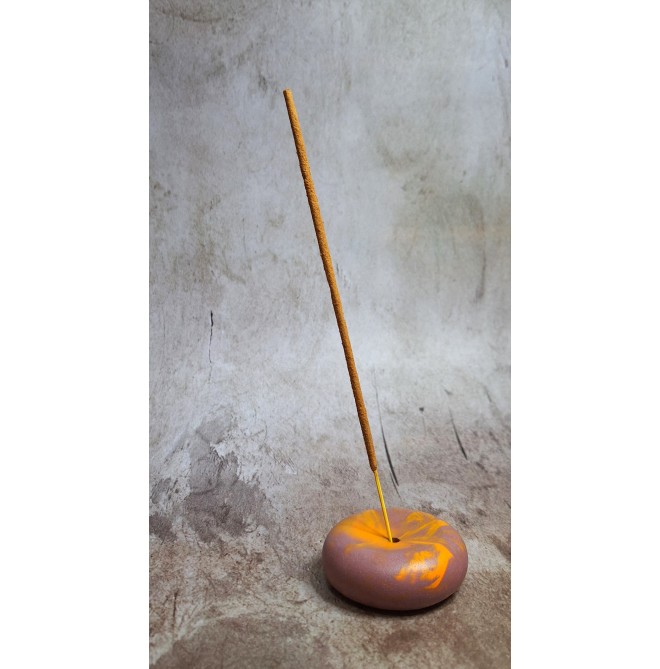 Portaincienso Marmolado Morado/Naranja