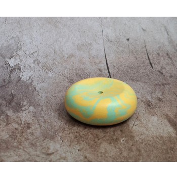 Portaincienso Marmolado Mint/Yellow Oxide