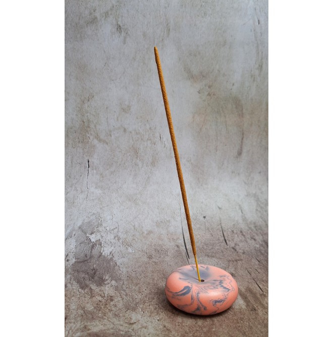 Portaincienso Marmolado Rosa/Morado