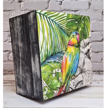 Caja Parrot with Pink Beak