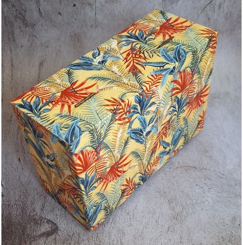 Caja Hojas Tropicales Mostaza