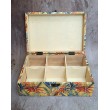 Caja Hojas Tropicales Mostaza