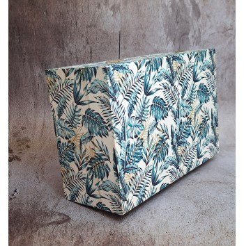 Caja Hojas Tropicales Azules