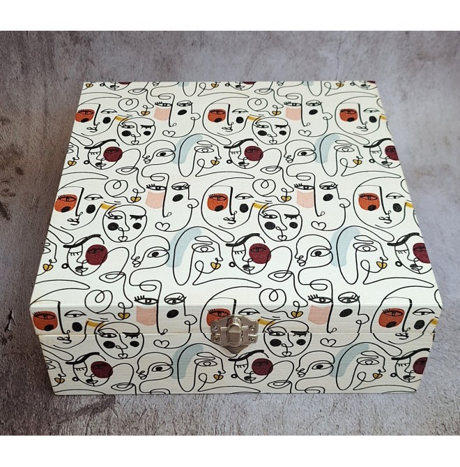 Caja Rostros Lineales