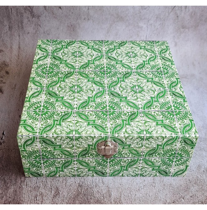 Caja Azulejo Verde
