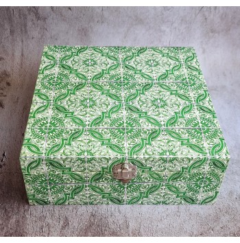 Caja Azulejo Verde