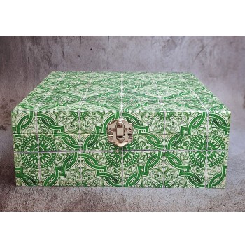 Caja Azulejo Verde