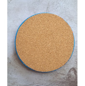 Bandeja Redonda Terrazzo Blue