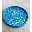 Bandeja Redonda Terrazzo Blue