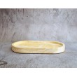 Bandeja Ovalada Marmolado yellow /white