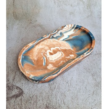 Bandeja Ovalada Marmolado terrazul