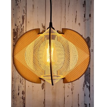 Lámpara Aquiana Romboidal Pino