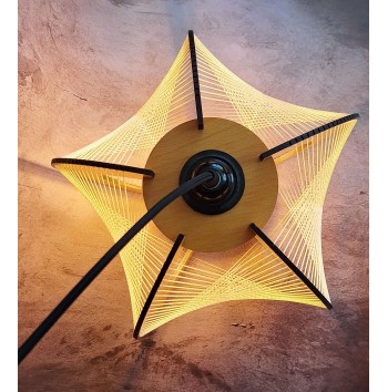 Lámpara Aquiana Romboidal Pino