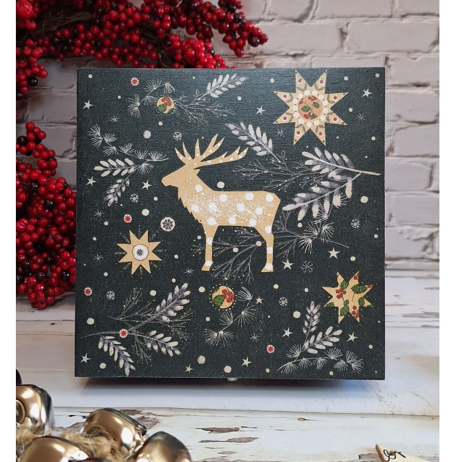 Caja Ciervo de Navidad