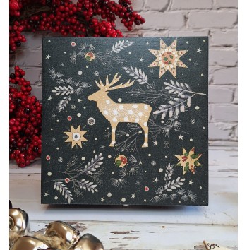 Caja Ciervo de Navidad