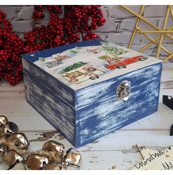 Caja Santa Claus en caravana