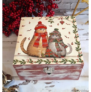 Caja Gatetes Navideños