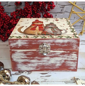 Caja Gatetes Navideños