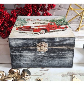 Caja camioneta nevada