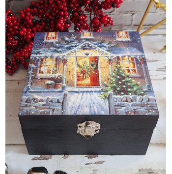 Caja entrada a la Navidad