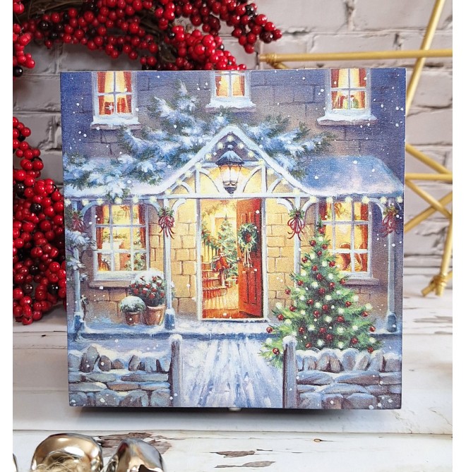 Caja entrada a la Navidad