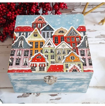 Caja Ciudad de Navidad