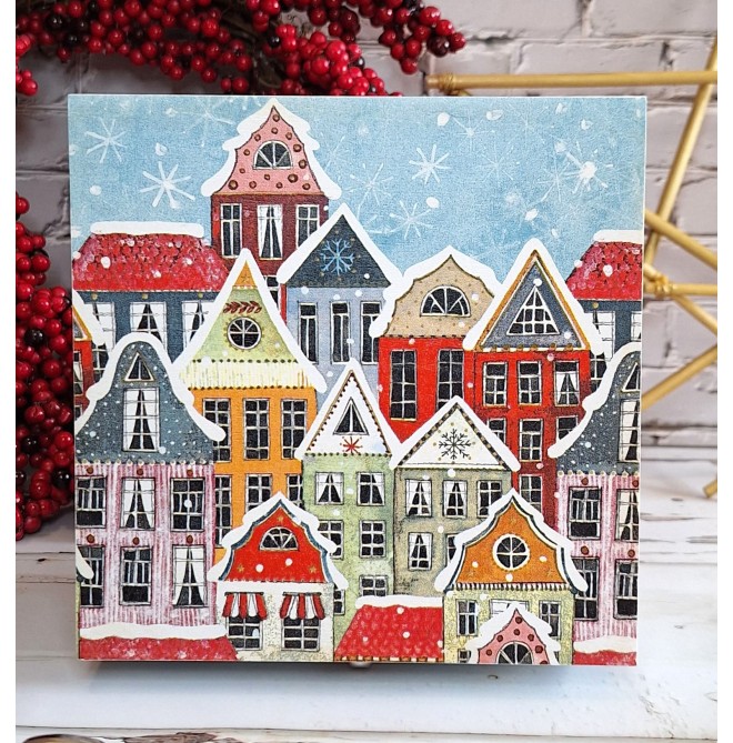 Caja Ciudad de Navidad