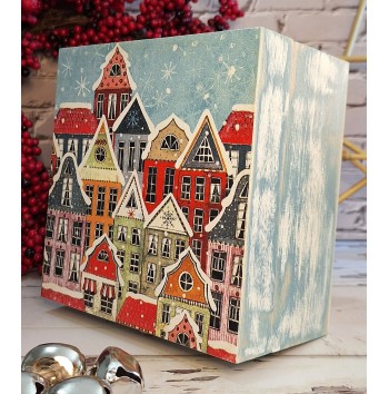 Caja Ciudad de Navidad