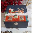 Caja Papa Noel en el tejado