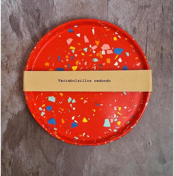 Bandeja Redonda Red Collection