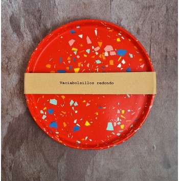 Bandeja Redonda Red Collection