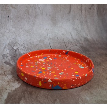 Bandeja Redonda Red Collection