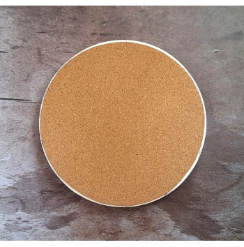 Bandeja Redonda Marmolado Blanco y Negro mod. III