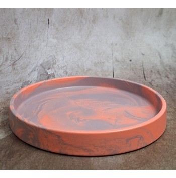 Bandeja Redonda Marmolado Morado y Rosa