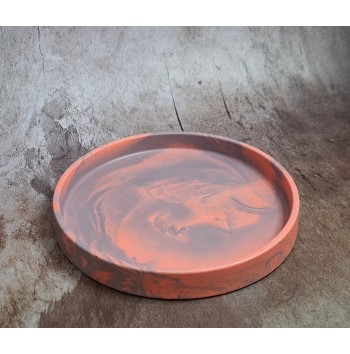 Bandeja Redonda Marmolado Morado y Rosa