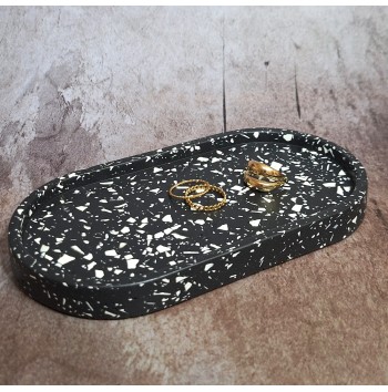 Bandeja Ovalada Terrazzo Estrelas