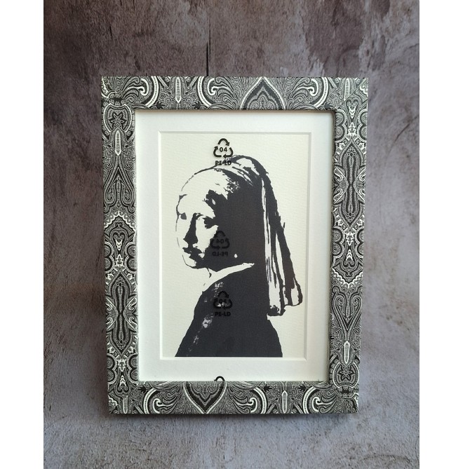 Marco de Fotos Paisley Negro