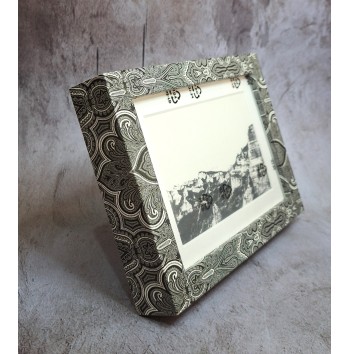 Marco de Fotos Paisley Negro