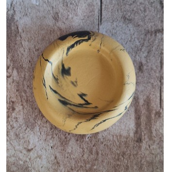 Bandeja Anillos Marmolado Ochre/Negro